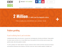 Tablet Screenshot of knowtheodds.org